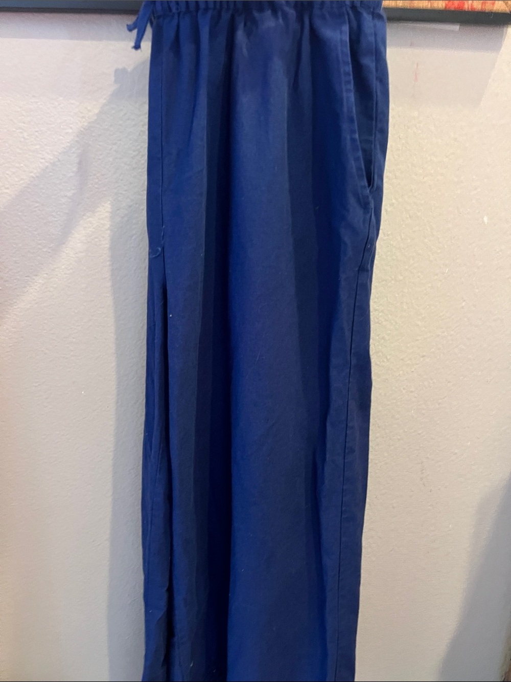 Roller Rabbit by target  Navy Embroidered Cropped Button-Front Top and pants - Picture 3 of 4
